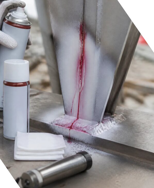 Капиллярная дефектоскопия сварных соединений в Кондопоге