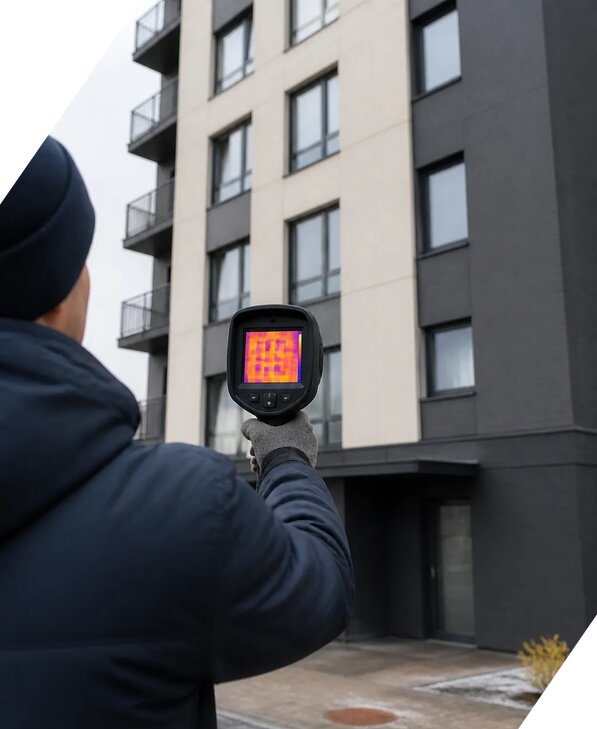 Тепловизионное обследование зданий в Кондопоге от 5076 р. | ЭкспертизаРоссия