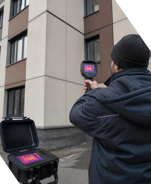 Тепловизионное обследование зданий и сооружений в Кондопоге